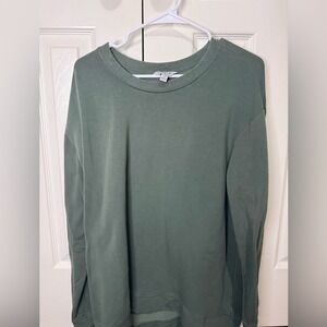 Orvis Men's Large Green Crewneck Sweatshirt Pullover Casual Comfort